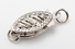Sterling Silver Filigree Fish Hook Clasp - Free